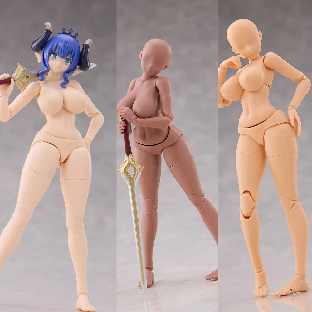 

2026 Q1 K-Toys KT02 1/12 Japanese Manga Style Full and Busty Female Joint Super Mobile Female Body For 6in Action Figure Model