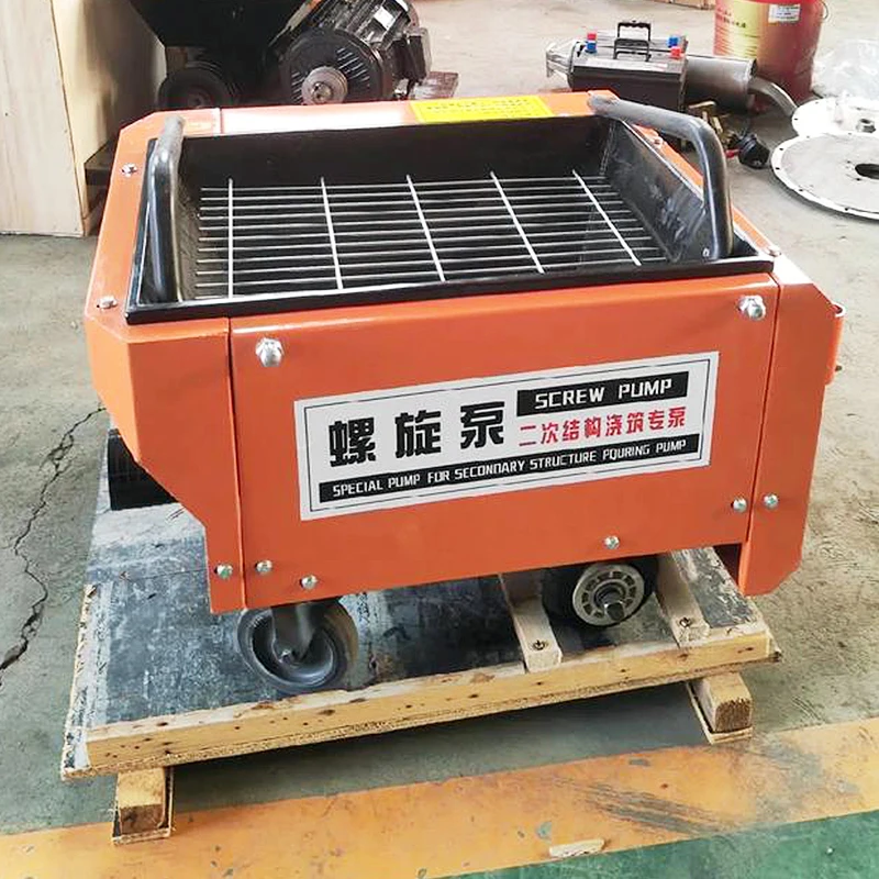 For Concrete Transfer Premium Quality Model Secondary Structure Screw Pump Cement Grouting Screw Pump For Construction Column