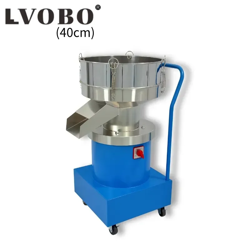 Small Stainless Steel Electric Sieving Machine Vibrating Screen for Soybean Milk Powder Core Bearing Gear Components