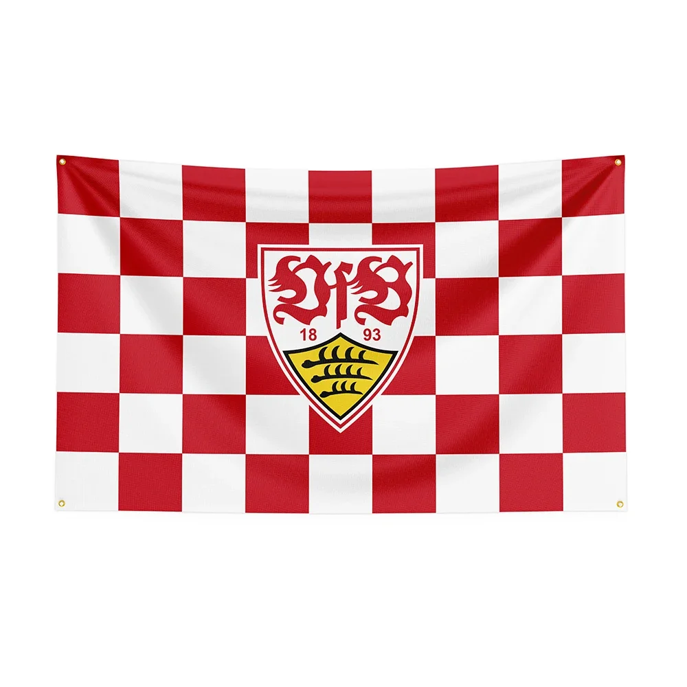 3x5 VfB Stuttgart Flag Polyester Printed Racing Sport Banner For Decor 1