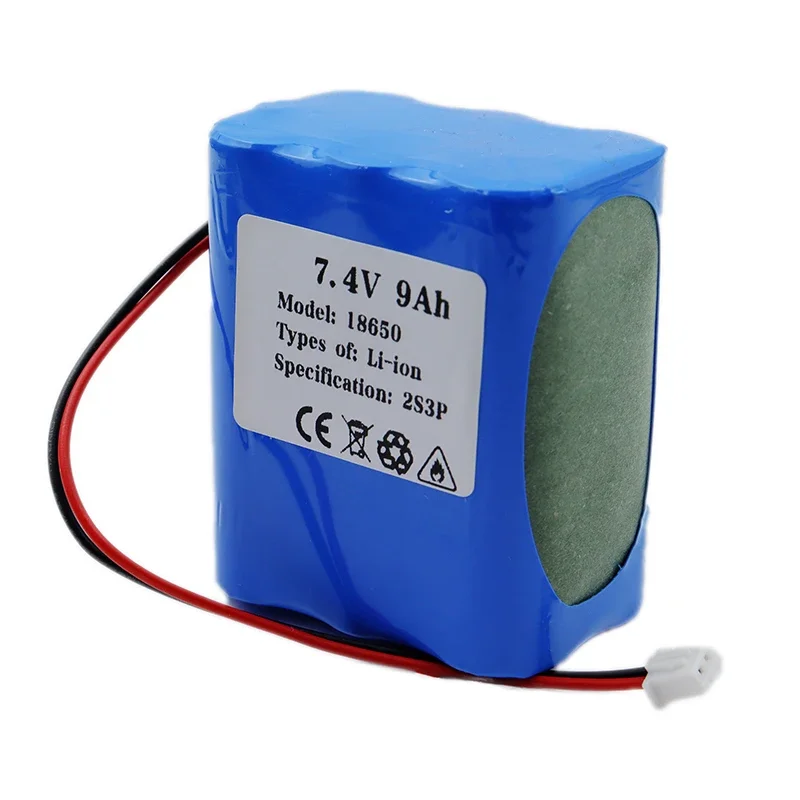 3.7V 7.4V 12V 3Ah/6Ah/9Ah/12Ah 18650 lithium battery pack For Fishing Light speaker toy car Electric tools Portable Li-ion Cells