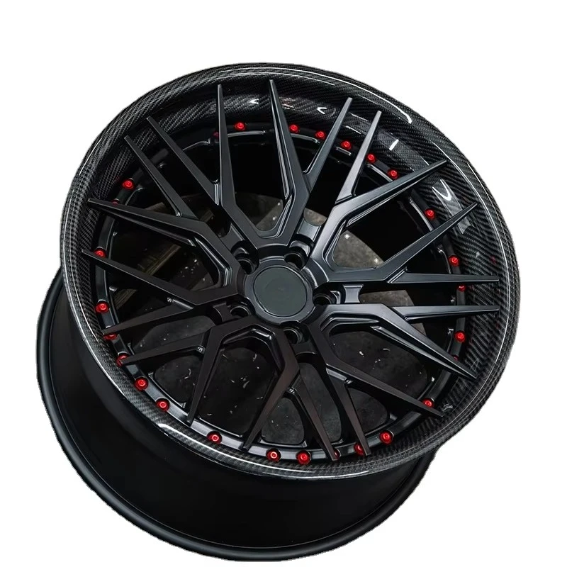 Deep Dish Car Carbon Fiber Wheel for  Wheel Rim 18 19 21 20 22 Inch Forged Alloy