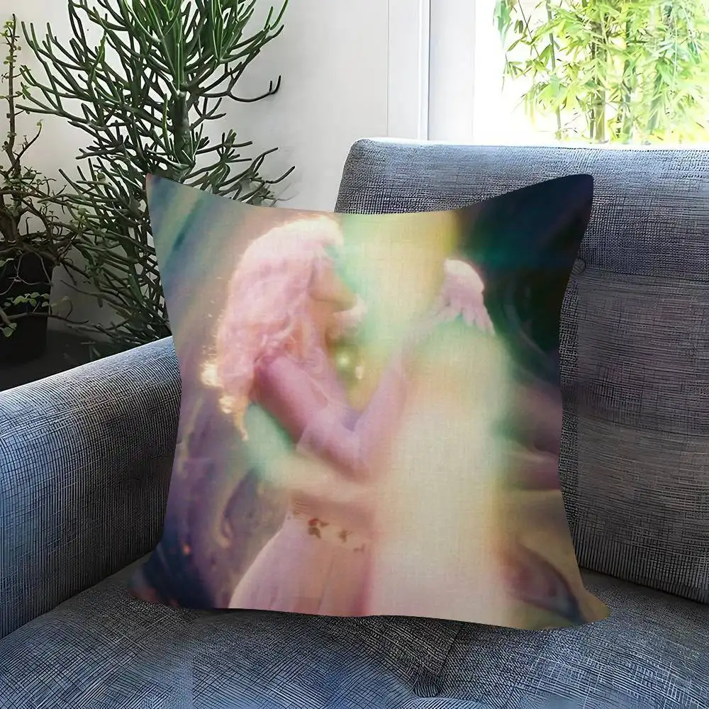 Cool M-Magdalena B-Bay Imaginal Double-sided Printed pillow cover Short plush Suitable living rooms bedrooms throw cushion cover