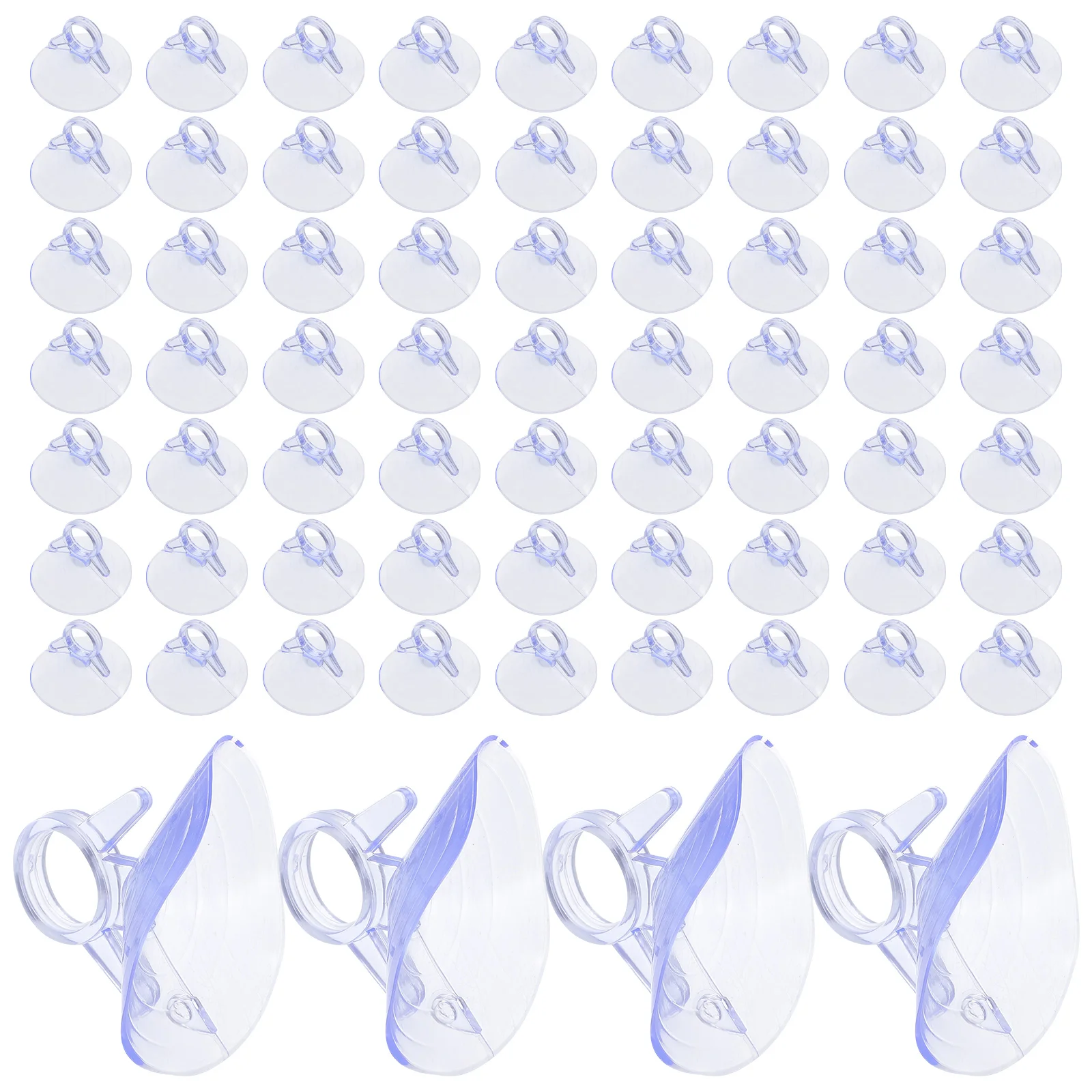 

100pcs 35mm Suction Cups Strong Adhesive for Car Sunshade Indoor Window Decor Plastic Small Size Suction Holder