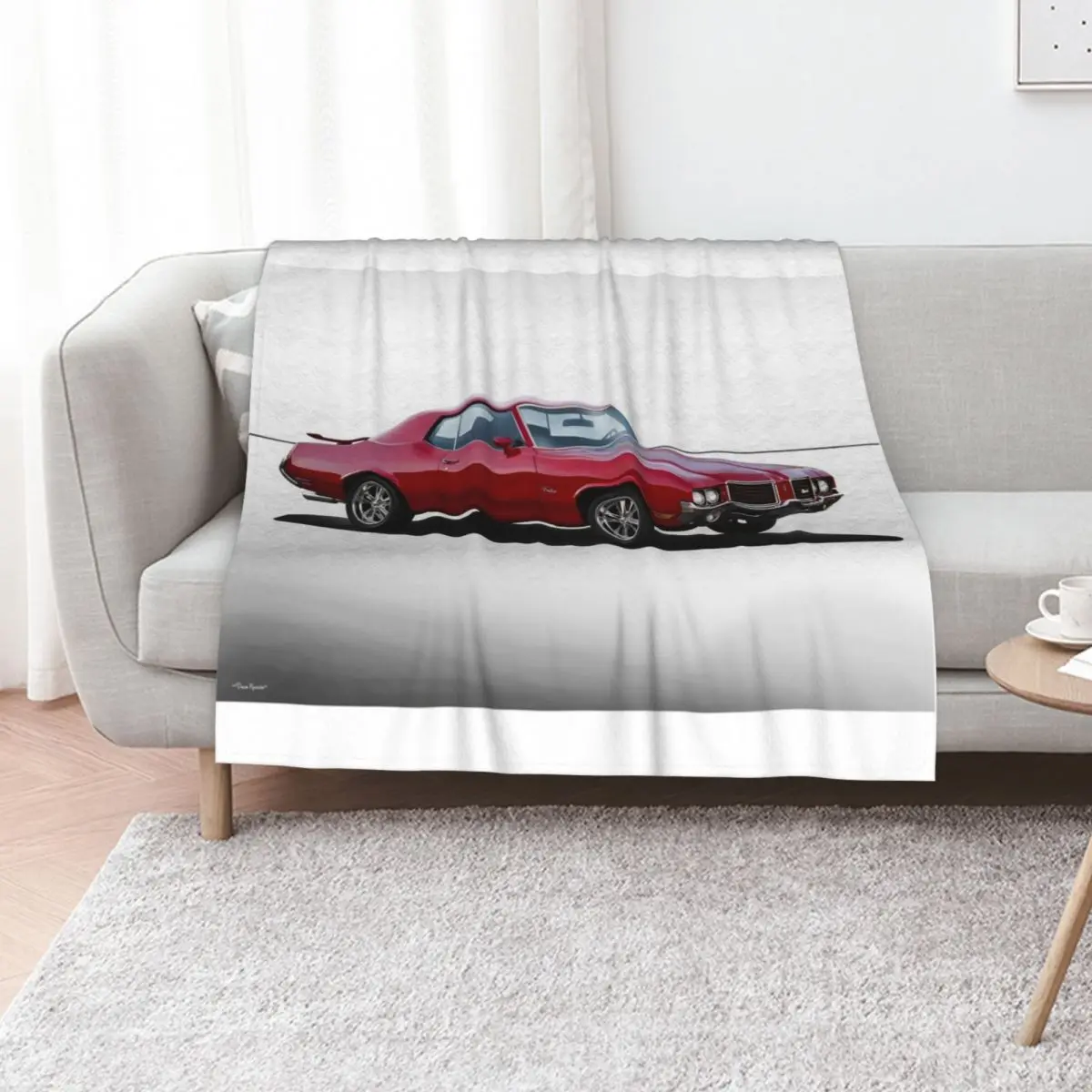 1971 Oldsmobile Cutlass Throw Blanket Single Soft Big Luxury Brand Blankets For Sofas blankets and throws cosplay anime Blankets