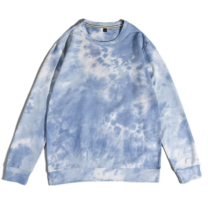 

2023 New Fashion Tie-dye Printing Round Neck Sweater Women Fall/winter New Style Women's Loose Large Size Long-sleeved Sweater