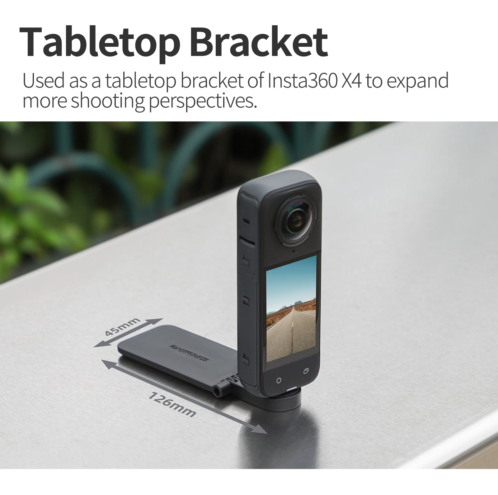 Adjustable Magnetic Mount Base for Insta360 X4 GO 3S POCKET Multifunctional Desktop Stand Accessory with Angle Adjustment