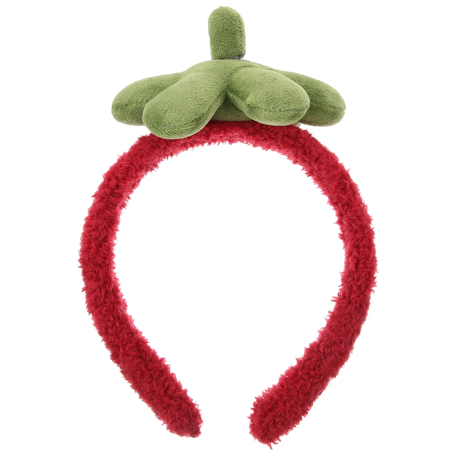 Fashion Strawberry Shampoo Strip Miss Crown Headband Women Coral Fleece Spa Hair