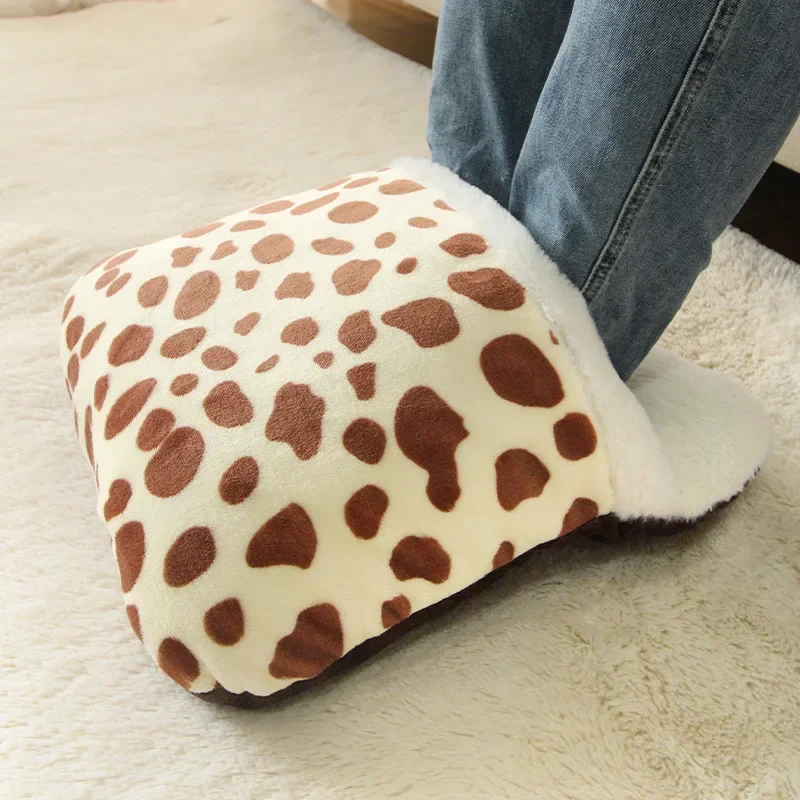 Office or Home Plush Warm Shoes Foot Warmers Do Not Require Charging Safer and Have A Longer Insulation Time