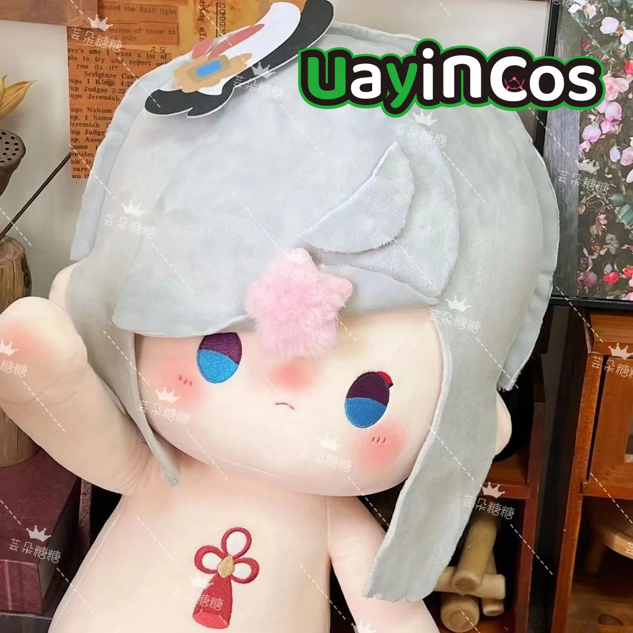 Anime Genshin Impact Shenhe Stuffed 40cm Soft Plushies Plush Pillow Cotton Doll Clothes Anime Figure Toy For Kids