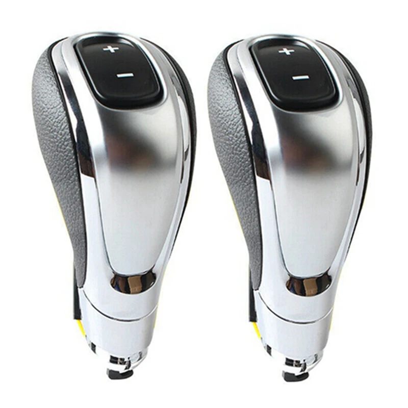 2Pcs Automatic Gear Shift Knob Handball 2277550 95133897 For Buick Encore 13-2019 Opel Mokka AT Shifter Lever Head Trim