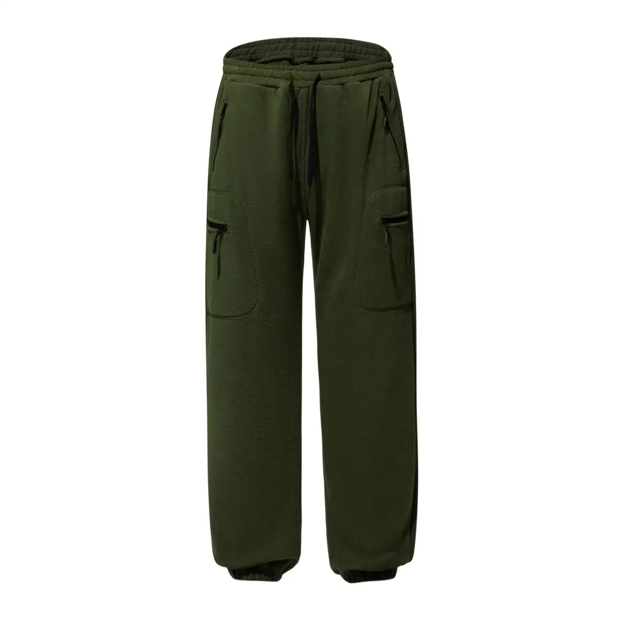 Herren Cargo Tactical Polarhose Fleece Herbst Winter Hose Militär Kampf Wandern Camping Klettern Freizeit Sportbekleidung M-4XL – Detail 9