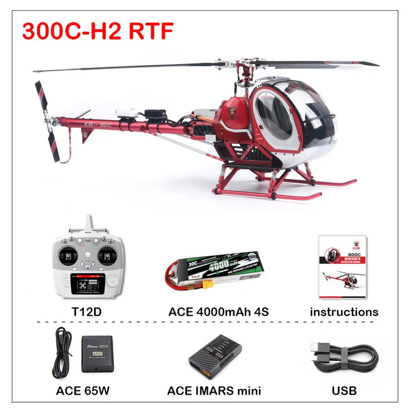 300c Helicopter  All Metal High Simulation Model Aircraft Yatuo 470 380 Level Model Aircraft Luxury Boy Birthday Gift Top-Grade