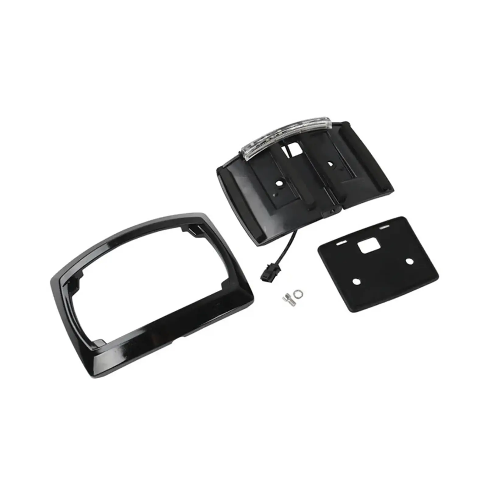 

Рамка для номерного знака мотоцикла: Двухфункциональный светодиодный задний фонарь для повышенной безопасности на моделях Harley-Davidson Touring - всё в одном