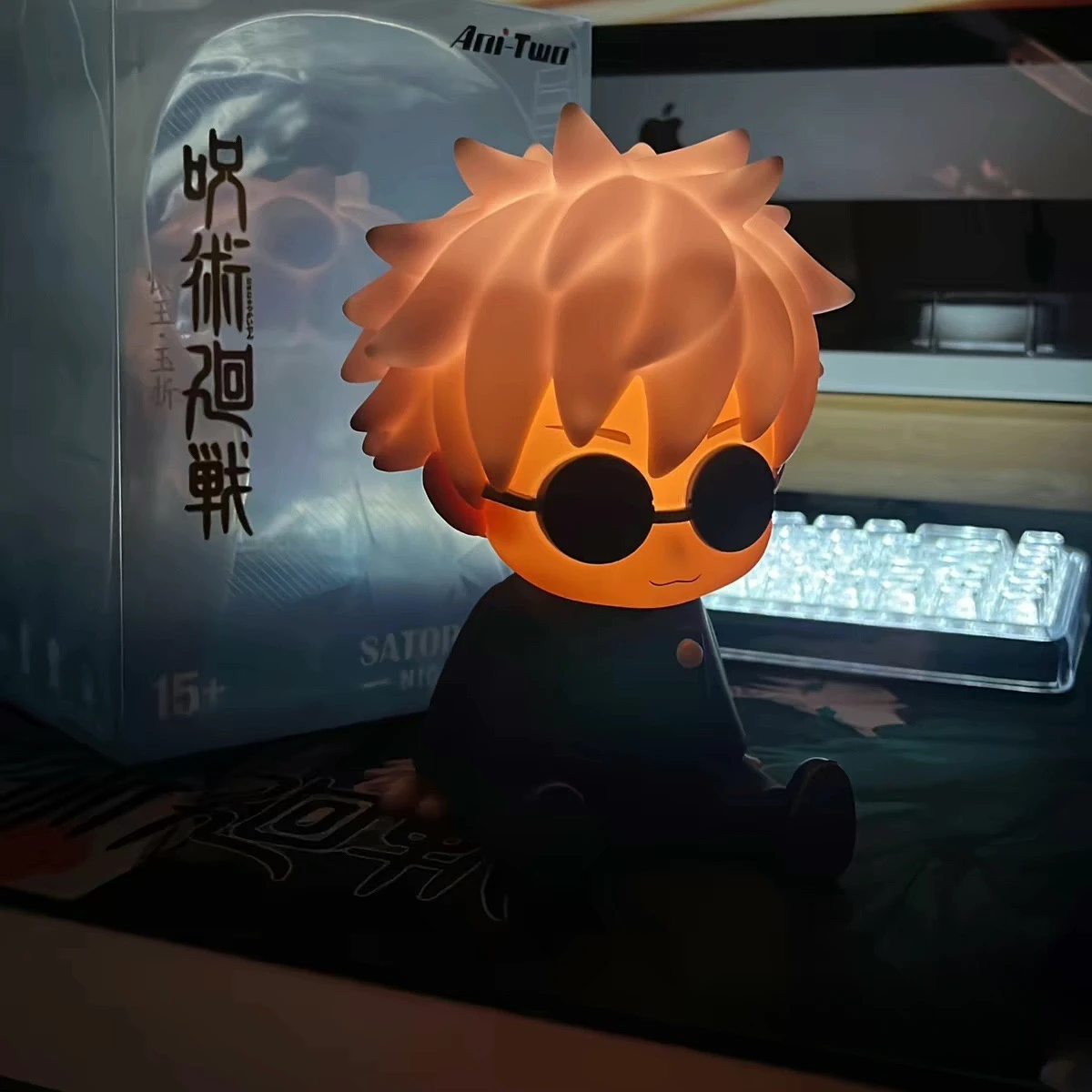 In Stock Jujutsu Kaisen Night Lamp Satoru Gojo Night Light Pat Light Desk Decoration Bedroom Ornaments Christmas Gift Toy Gifts