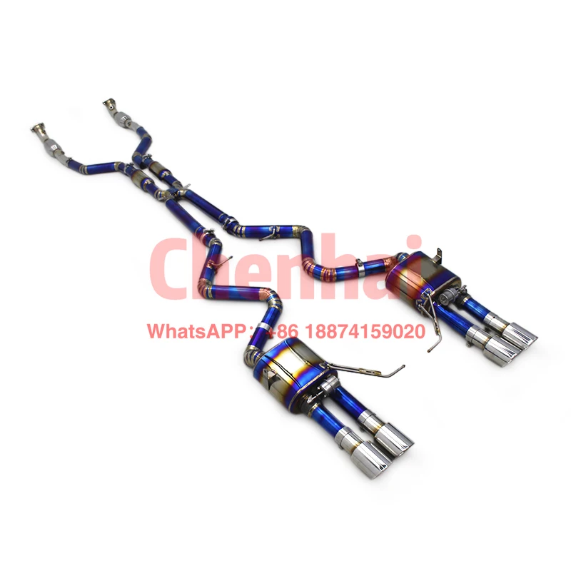 

Заводской Титановый Глушитель Выхлопной Трубы Catback для BMW M3 E90 E92 E93 4.0L 2007-2013 с системой выхлопной трубы с катализатором