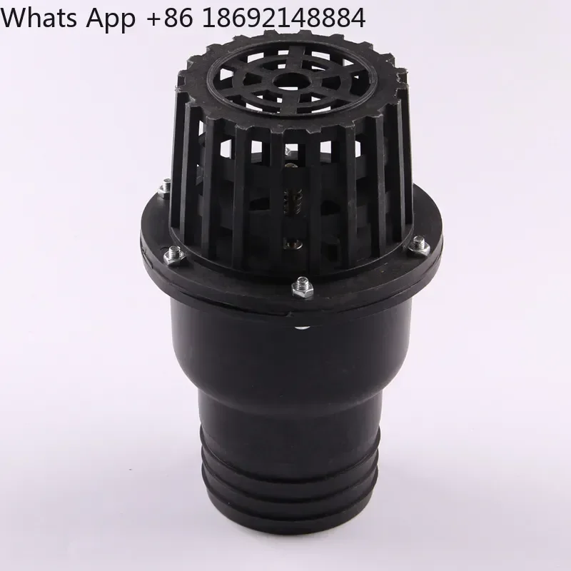 Plastic Bottom Valve for Pump 3 Inch 185mm x 60mm Check Valve for Shower Head with 75mm Outer Diameter