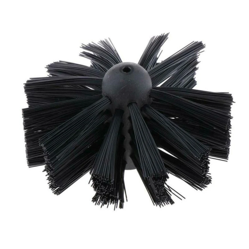 100/150mm Dryer Vent Chimney Cleaning Brush Lint Remover Bristle Head Nylon Suitable chimney cleaning kit Accessory