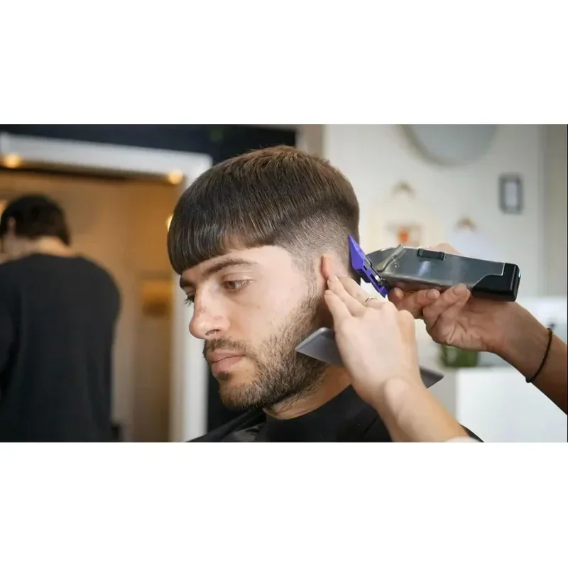 QWAnd 12660 Professional Master Corded/Cordless Hair Trimmer,Adjustable Carbon Steel Blade Hair Clipper for Close Cutting,Silver