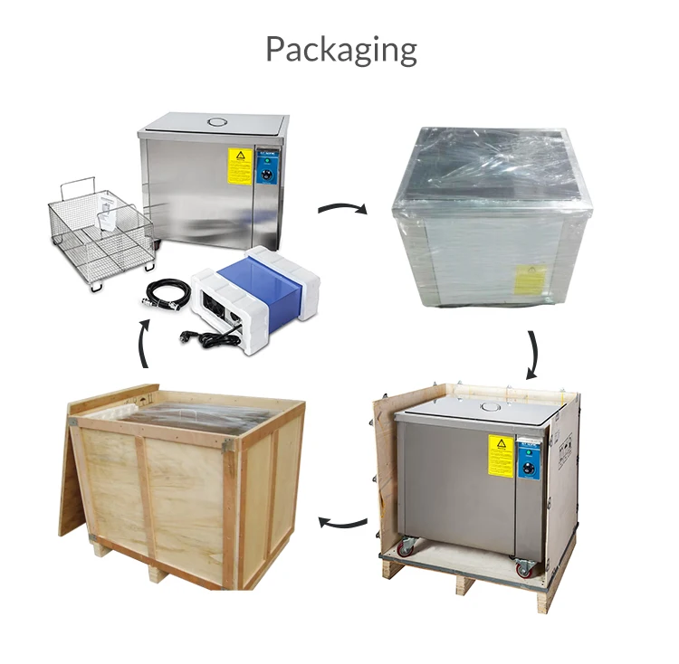 53L Industrial Ultrasonic Cleaner Variable Frequency Stainless Steel Cleaning Tank for Large Parts Degreasing Washing