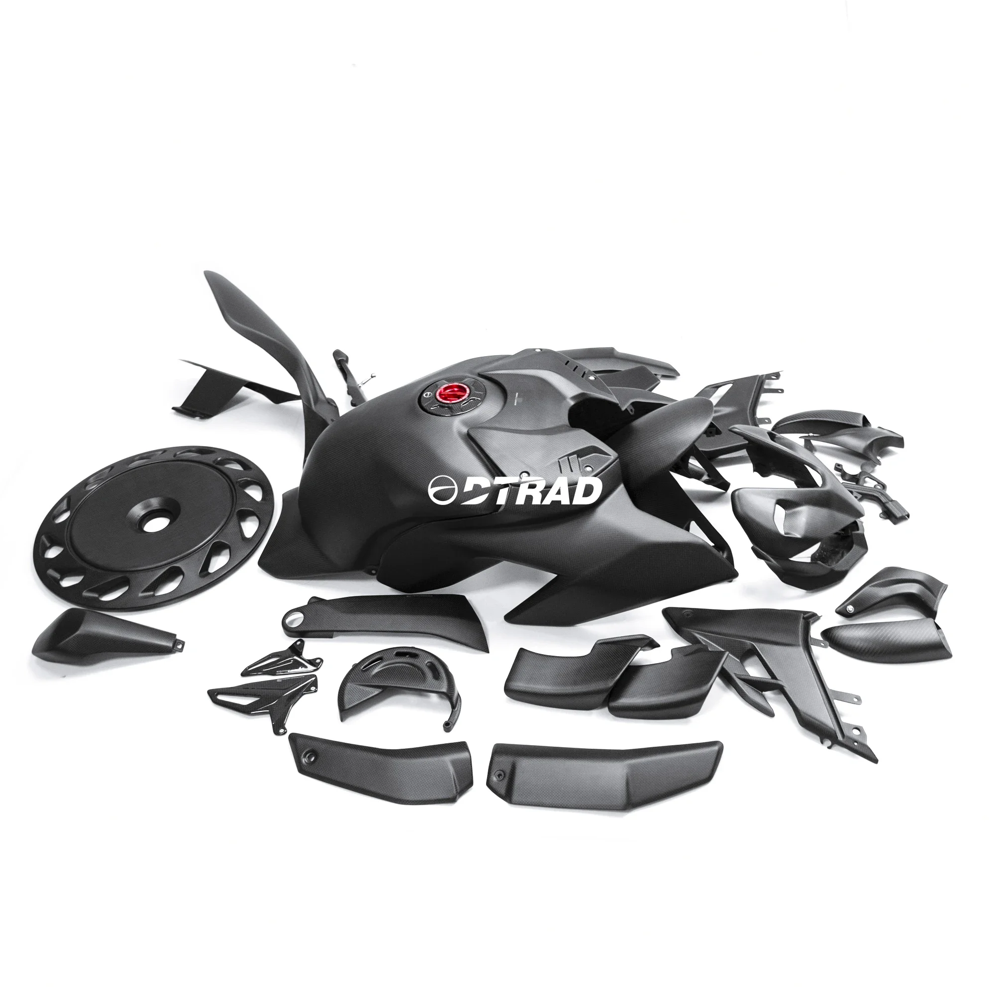 For DUCATI Streetfighter V4 V4S 2020 2021 2022 Carbon Fiber Matte Body & Frame Cover Full Fairing Kits Motorcycle Modified Parts
