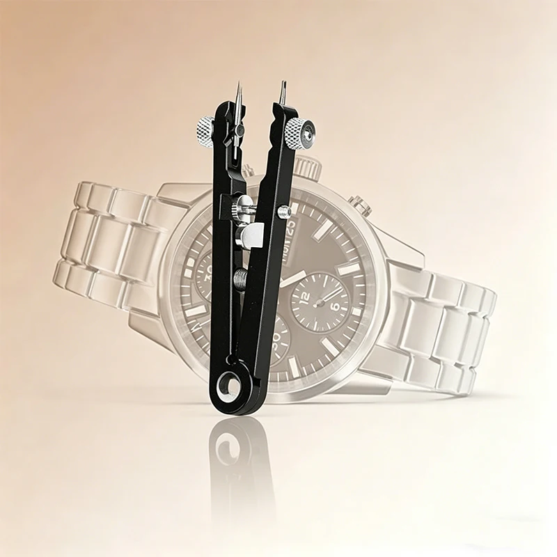 1 Set V-förmige Federstegzange für Uhrenarmbänder, Werkzeug zum Entfernen und Ersetzen von Federstegen, Uhrenarmband-Entferner für Uhrmacher