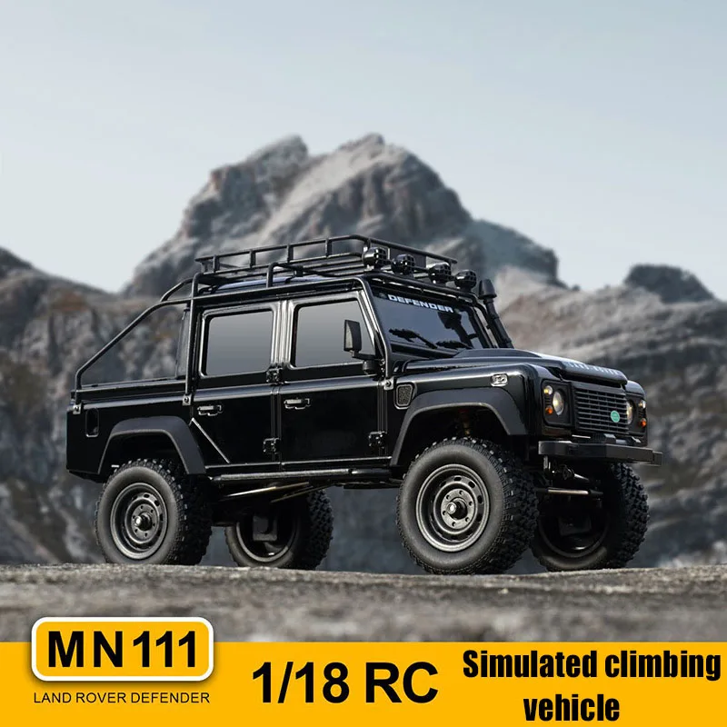 MN-111 New Kit Version Four-wheel Drive Simulation Climbing Car Mn-111 Land Rover Defender Model Car 1:18 Remote Control Car