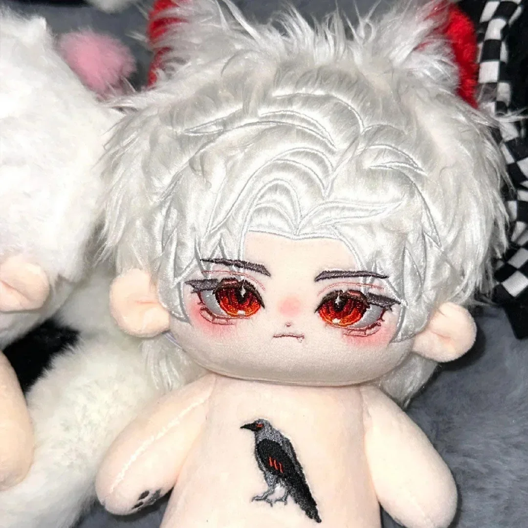 

Stuffed Toys 20cm Anime Game Love and Deepspace Sylus Monster Ear Soft Plush Doll Body Dress Up Dolls Figures Xmas New Year Gift