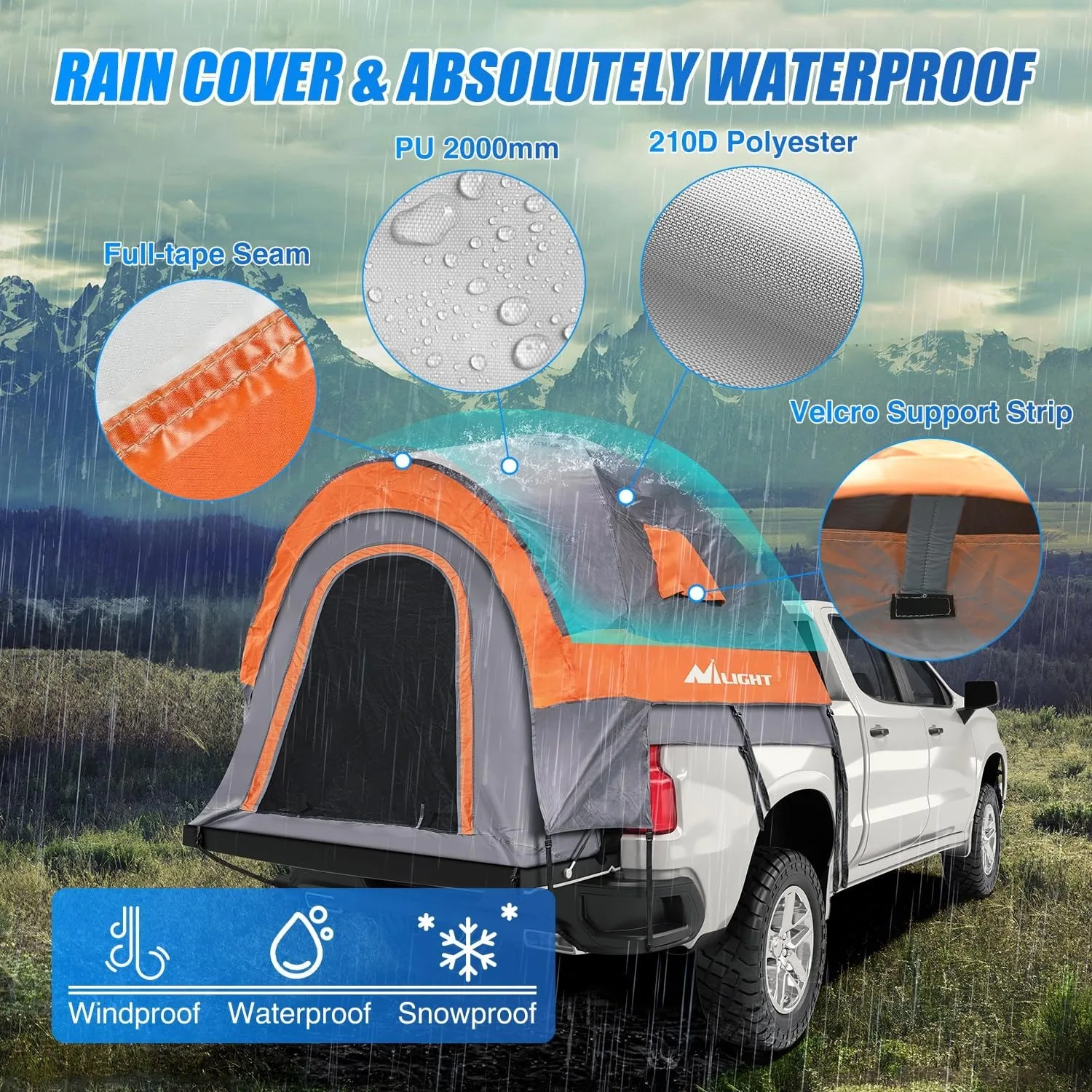 Nilight Truck Bed Tent, Pickup - đánh giá và giá Outdoor Adventure Tent