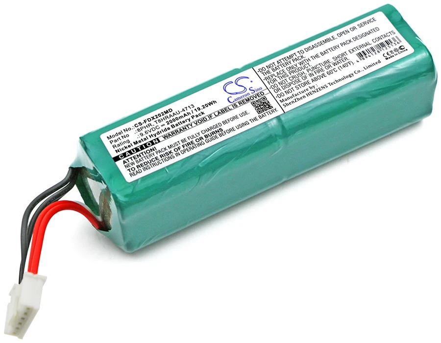 

Replacement Battery for Fukuda Denshi ECG CardiMax FX-7202, ECG FX-2201, ECG FX-7201, ECG FX-7202 8PHR, T8HRAAU-4713 9.6V/mA