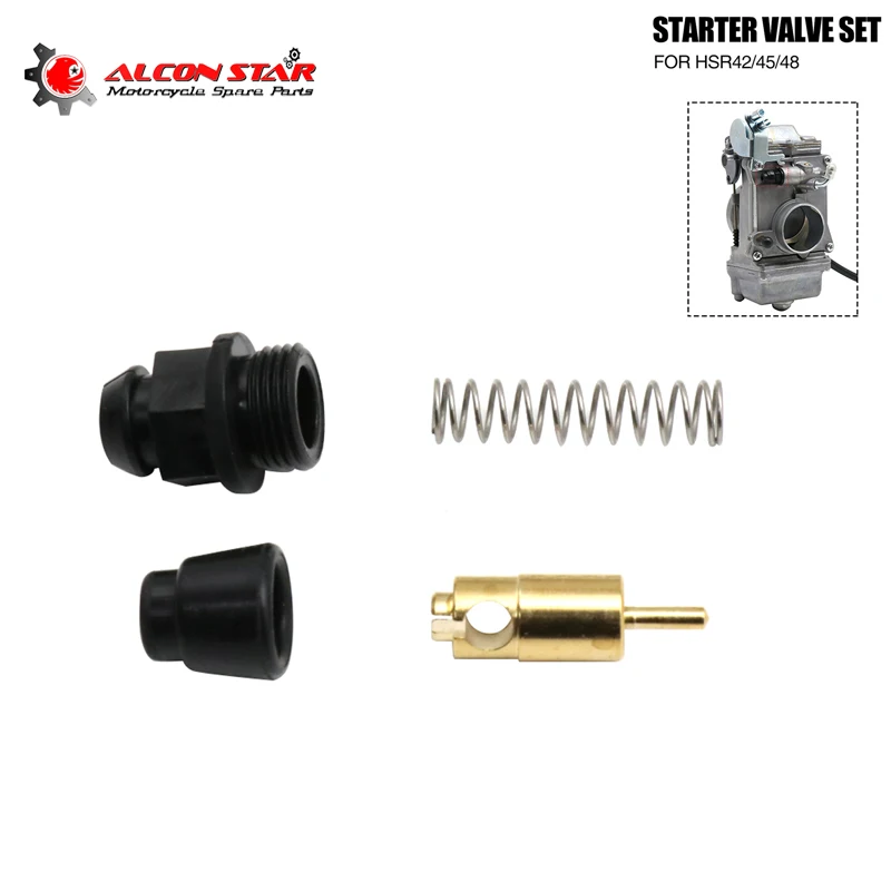 Alconstar-Choke Nut For Mikuni TM36/40 HS40 HSR Spring Guide VM14/241 Spring 640-12001 Starter Nut For Locating Choke Cable End