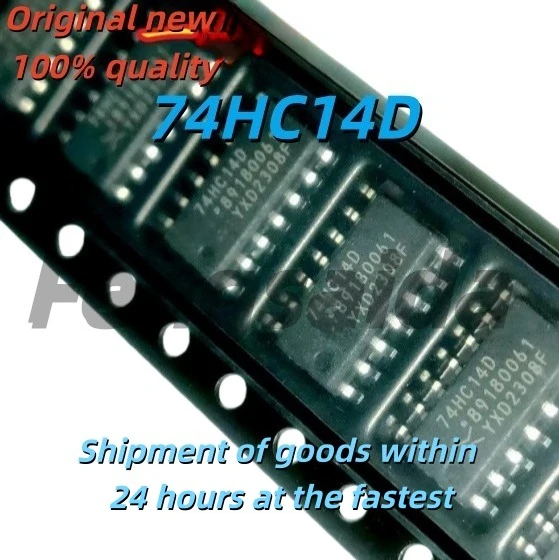 5PCS Brand New Original 74HC14D,653 74HC74D SOIC-14 Hexagonal Inverting Schmitt Trigger