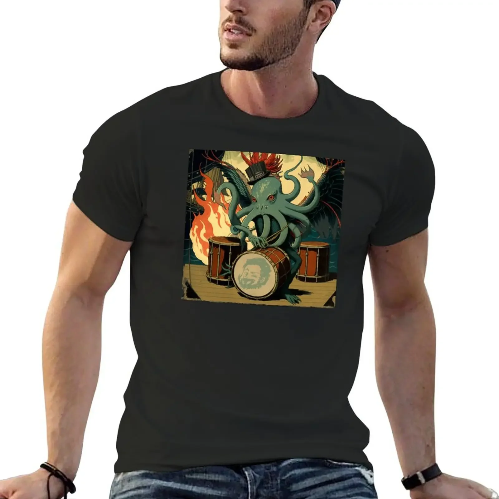 

Elamina: The 1920's Drummer T-Shirt man t shirt custom t shirt tees vintage graphic tee mens big and tall t shirts