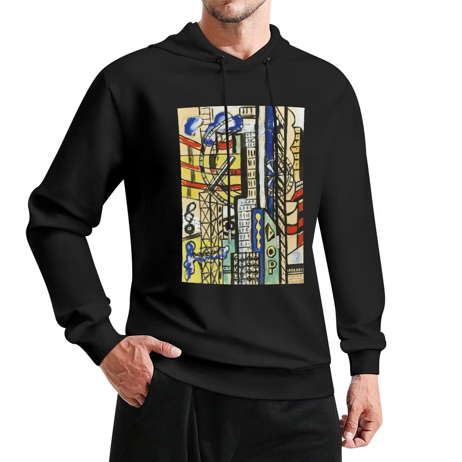 

Fernand Leger Souvenir de New York Pullover Hoodie anime clothes hoodies for men high quality