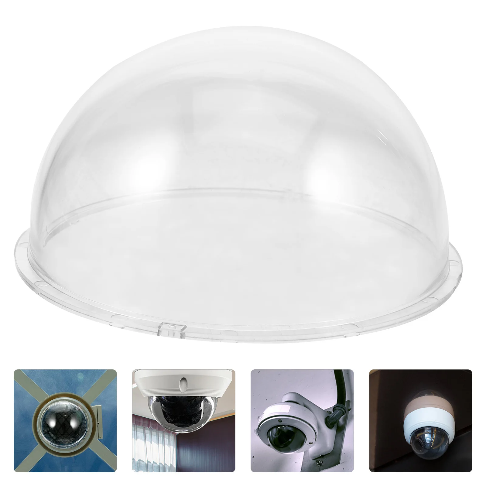 

Security Camera Dome Cover Sturdy Rainproof Camera Protector Outdoor Indoor Durable Monitor Protective Cover Clear Dome