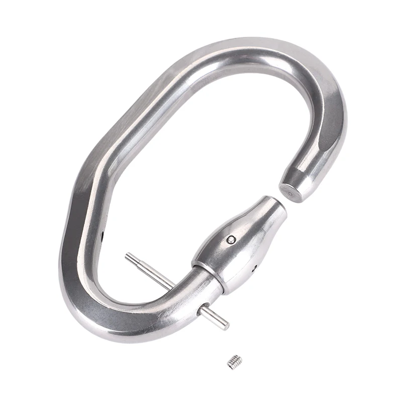Outdoor Adventure Park Continuous Protection Main Lock, Adventure C-Type Lock Stainless Steel High-Hardness Material