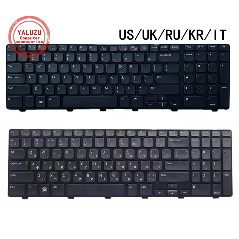 

US/UK/RU/KR/IT NEW Laptop Keyboard For Dell Inspiron 17R 572 7720 N7110 XPS 17 L701X L702X Vostro 3750