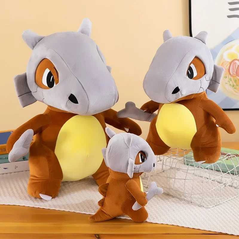 80 ซม.Oversize Pokemon Cubone Osselait Tragosso ของเล่นตุ๊กตาอะนิเมะหมอนนุ่มตุ๊กตา Peluche ตุ๊กตาเด็กวันเกิดคริสต์มาสของขวัญ