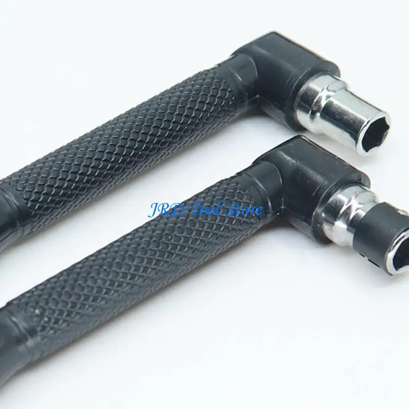 A2UD L 모양 렌치 1/4 인치 소켓 렌치 더블 헤드 미니 스크루 드라이버 비트 핸드 도구