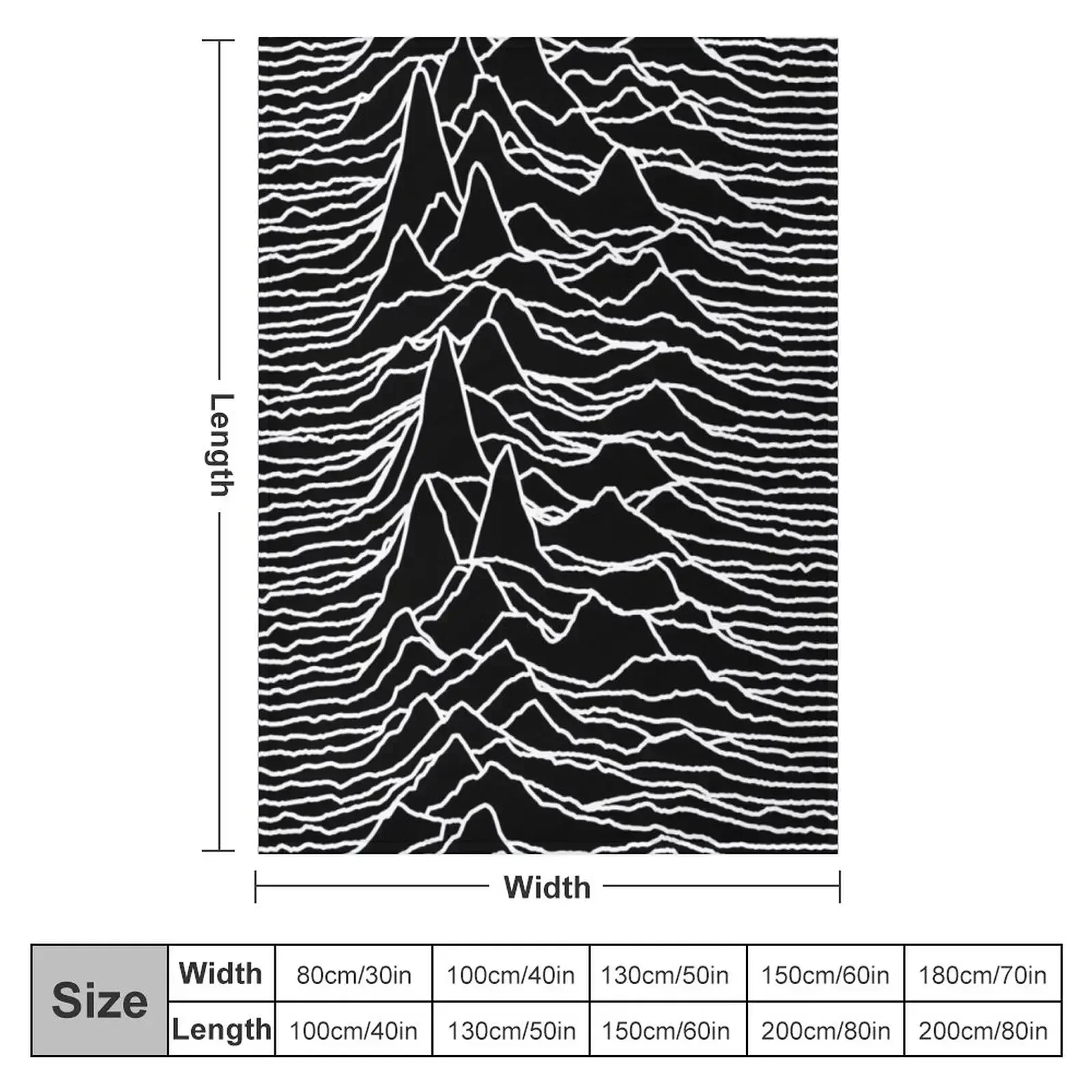 Unknown Pleasures [J01] Throw Blanket decorative Blankets For Baby cosplay anime Soft Big Furry Blankets