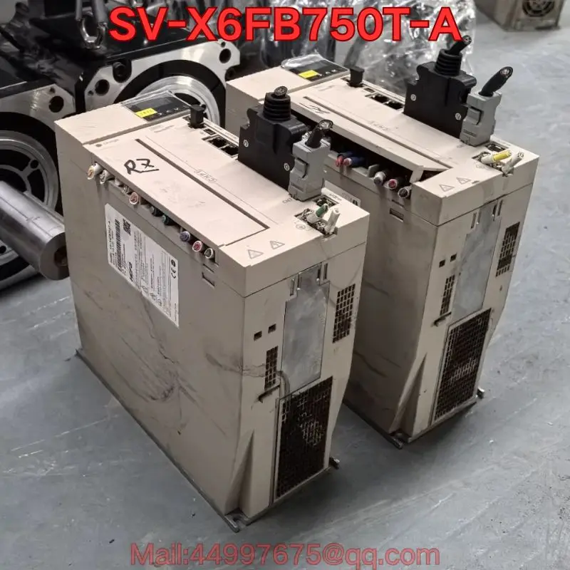 Second-hand SV-X6FB750T-A servo drive function test is normal Latest prices for August 2026