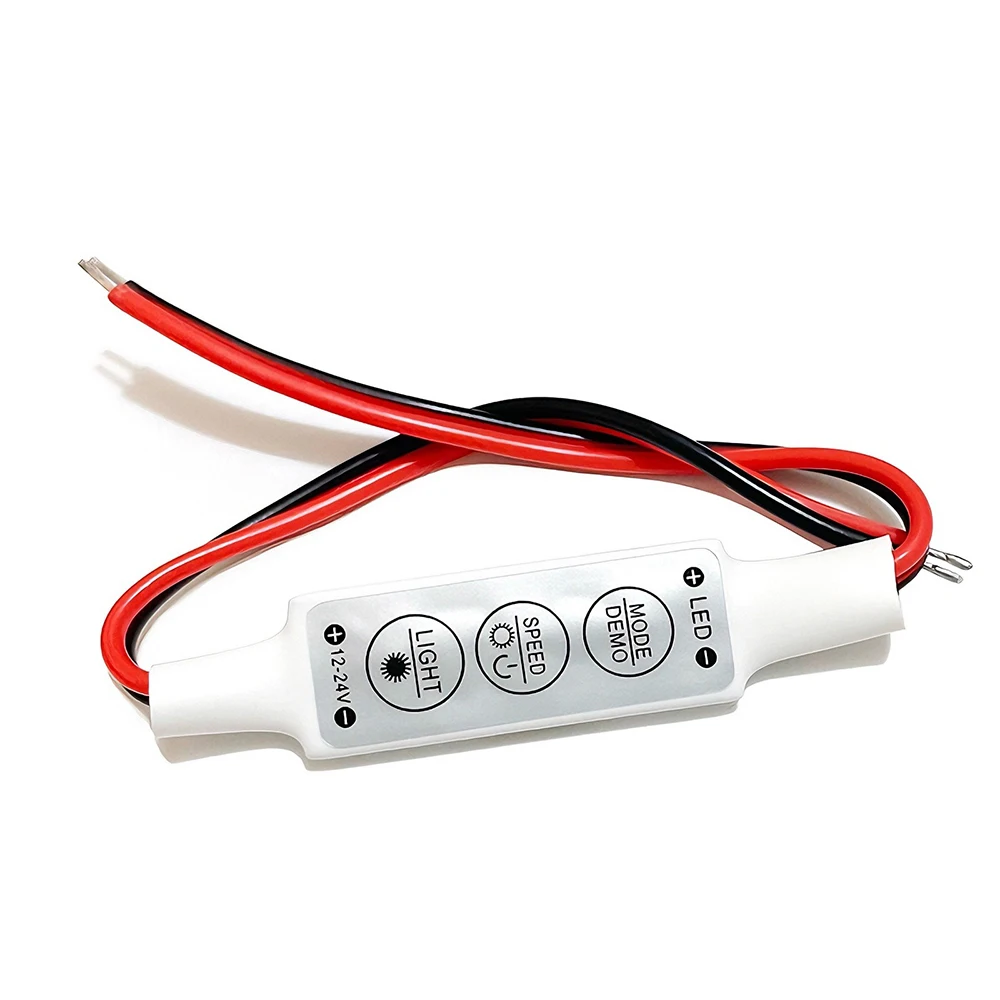 1pcs DC 12V 24V 3*4A Mini Led Controller Dimmer Driver to Control Single Color Led Strip Light SMD 2835 3528 5050 5630 3014