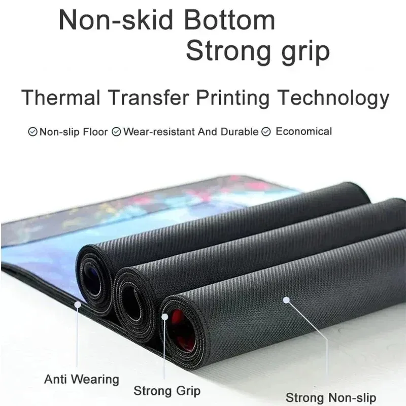 لوحة ماوس الألعاب لوحة الماوس ألعاب مكتب حصيرة كبيرة لوحة المفاتيح Xll السجاد سطح طاولة الكمبيوتر للملحقات Xl Ped Mauspad