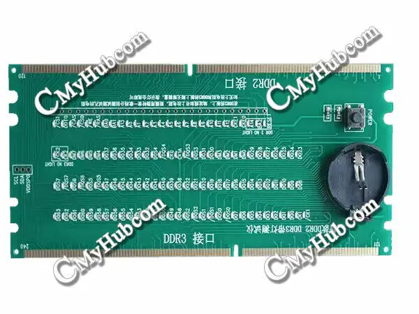 New For PC Desktop Computer Mainboard DDR2 & DDR3 RAM Memory Slot Diagnostic Tester Card Repair Tools