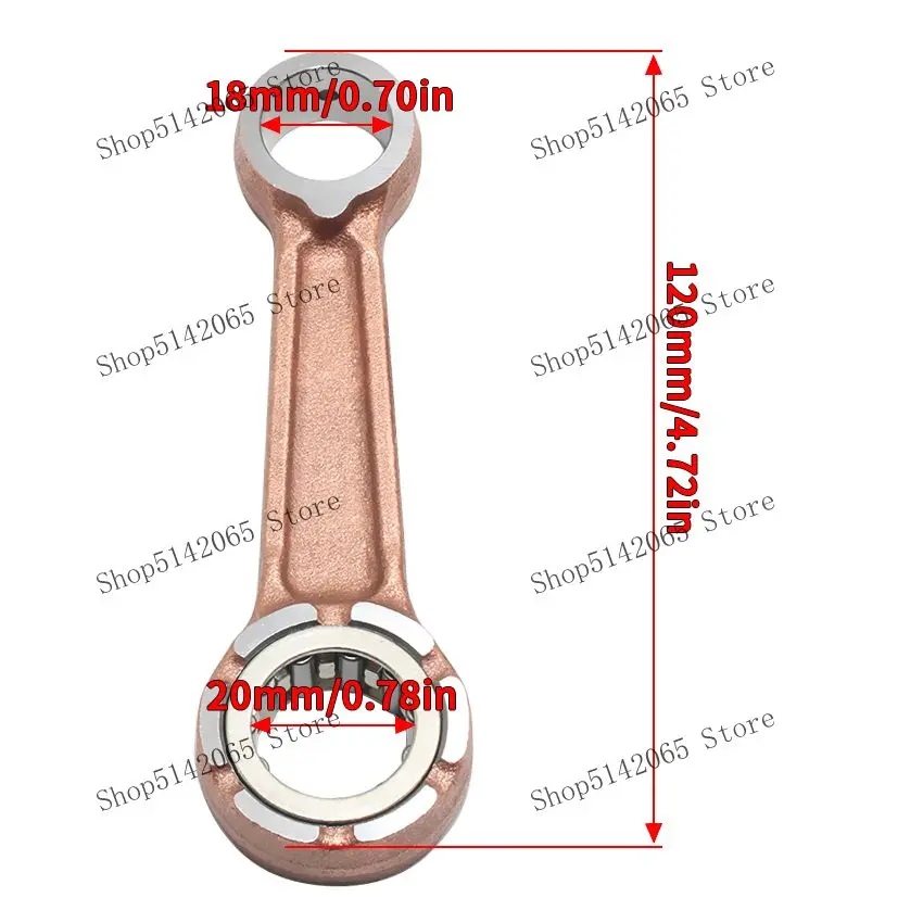 Outboard Boat Motor Connecting Rod For Yamaha 13.5HP 13.5A MHS/L 2003-2004 682-11681-00 90209-20M23-00 93602-14104-00 Moto Parts