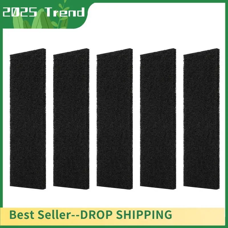 AD33 HOT 5 Pcs Ceiling Fan Filter Set Kit - Coconut Shell Carbon Air Filters Set Filters For Fan Blades, Easy Install, Keep Air