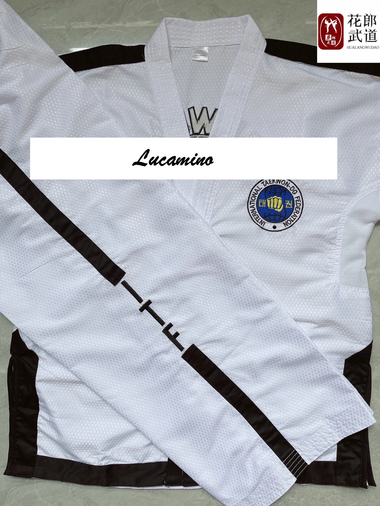 ITF Taekwondo tradycyjny nauczyciel mundur szkoleniowy 4-6 dan instruktor 4-6 etap czarny pas garnitur nowa aktualizacja szybkie suszenie