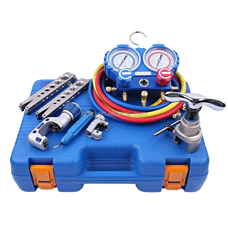 New R410A Manifold Gauge Tube Expander Flaring Tool VTB-5A Refrigeration Hand Tool Set