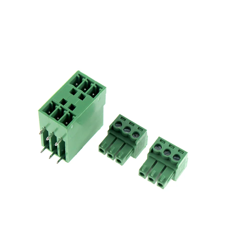 KF15EDGRH-3.81mm Double-layer and Two-row Plug-in Terminal PCB Soldering Plate Phoenix Male and Female Headstock