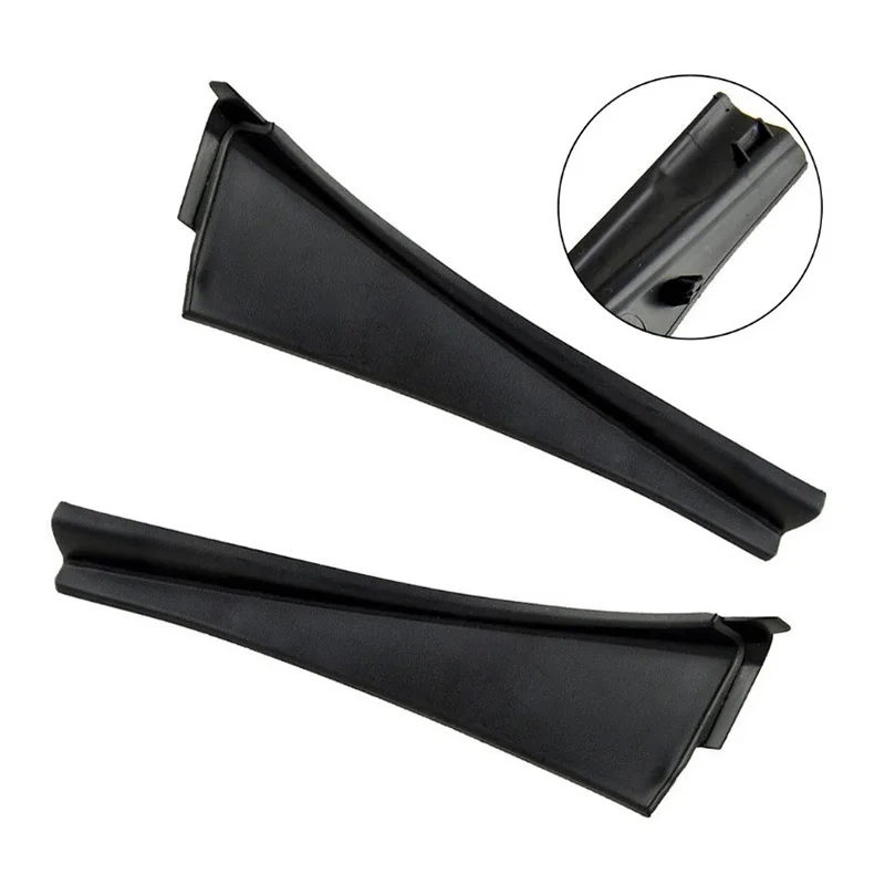 Car Front Windshield Wiper Side Trim Cover Water Deflector Cowl Plate Left Right Black Fit for Nissan Qashqai J10 2008-2015